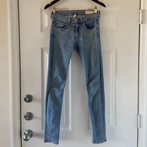 Rag & Bone Mid-Rise Skinny Jeans